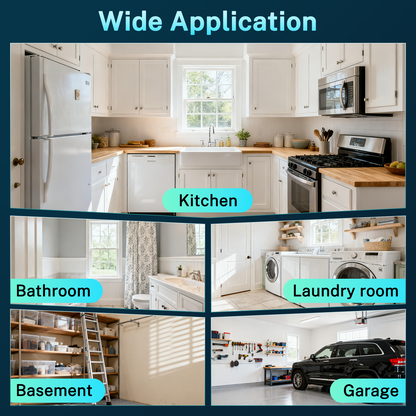 HG Power 6 Inch Hooded Wall Vent with Removable Mesh & Built-in Backdraft Damper – Slanted Top Exhaust Cover for Dryer, Kitchen, Bathroom – Galvanized Steel,Black